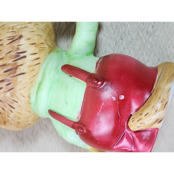 Homco Harvest Mice in Overalls Corn Carrot Cheese Figurines Ceramic 3 1/2" Vtg - Picture 13 of 15